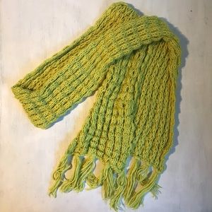 EUC Old Navy Chartreuse Scarf